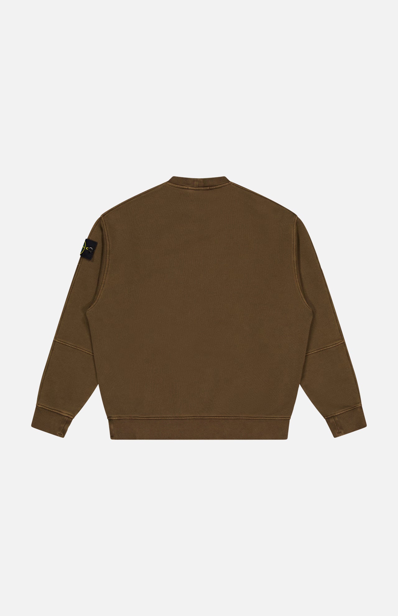 Military Green Crew Neck Sweatshirt (14625293664619)