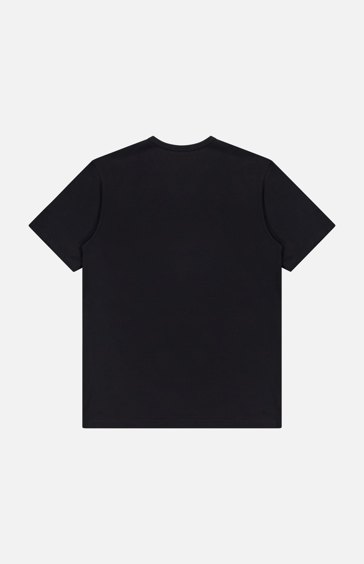 The SUNSPEL Short Sleeve Classic Crewneck T-Shirt, made from 100% cotton, is displayed flat on a white background with the back view shown, featuring no visible designs or logos.