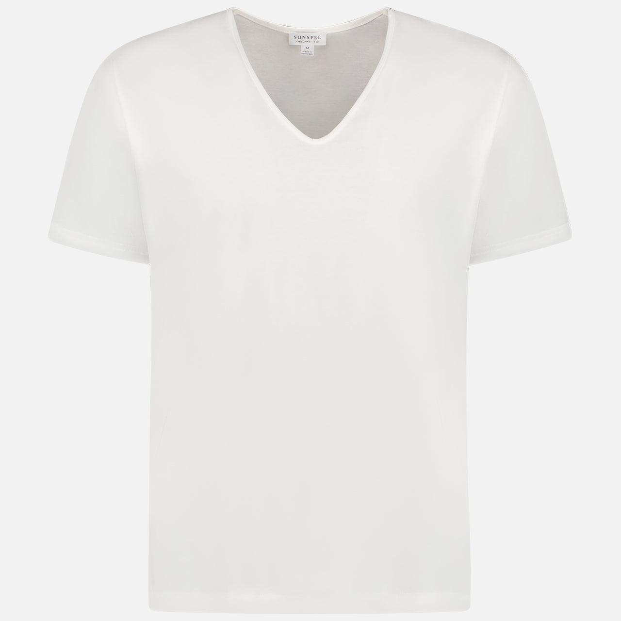 Short Sleeve V-Neck Tee White (950104785011)