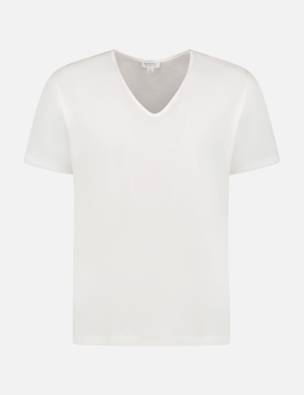 Short Sleeve V-Neck Tee White (950104785011)