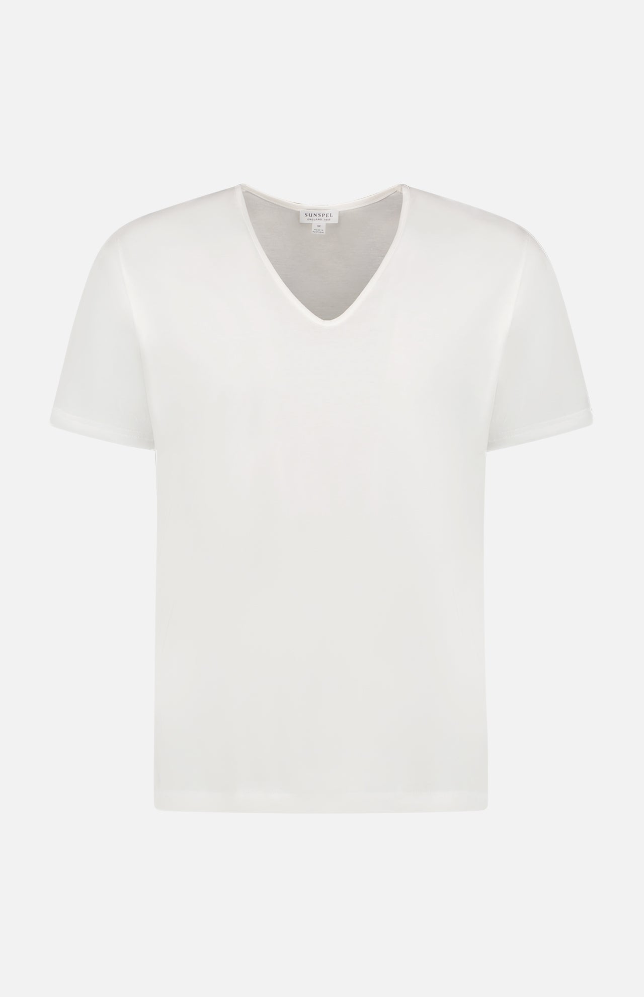 Short Sleeve V-Neck Tee White (950104785011)