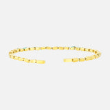 Emerald Baguette Bangle (6977015021683)