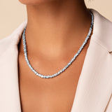 New Classic Tennis Necklace - 5.15ct. (6976290357363)