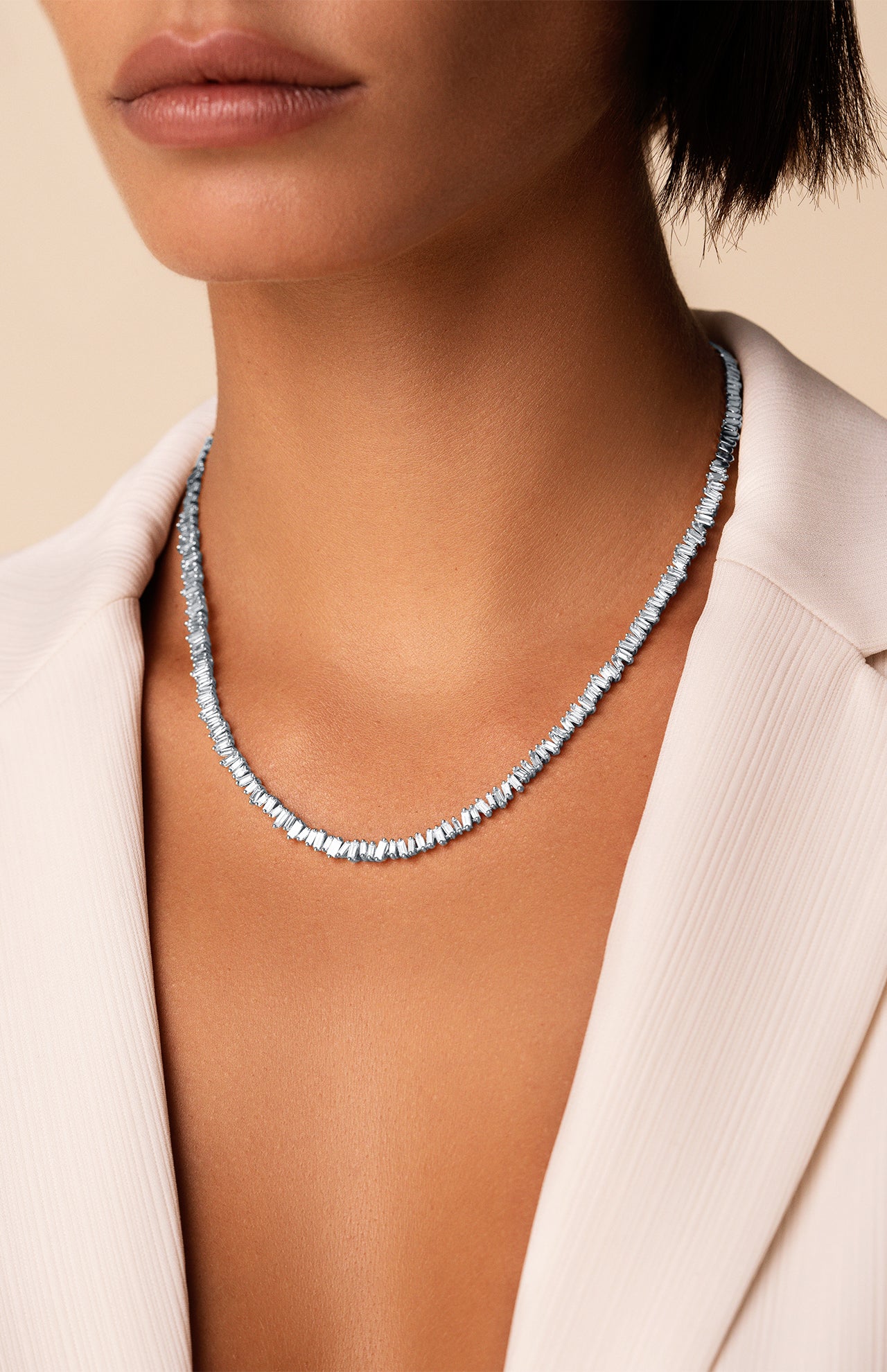 New Classic Tennis Necklace - 5.15ct. (6976290357363)
