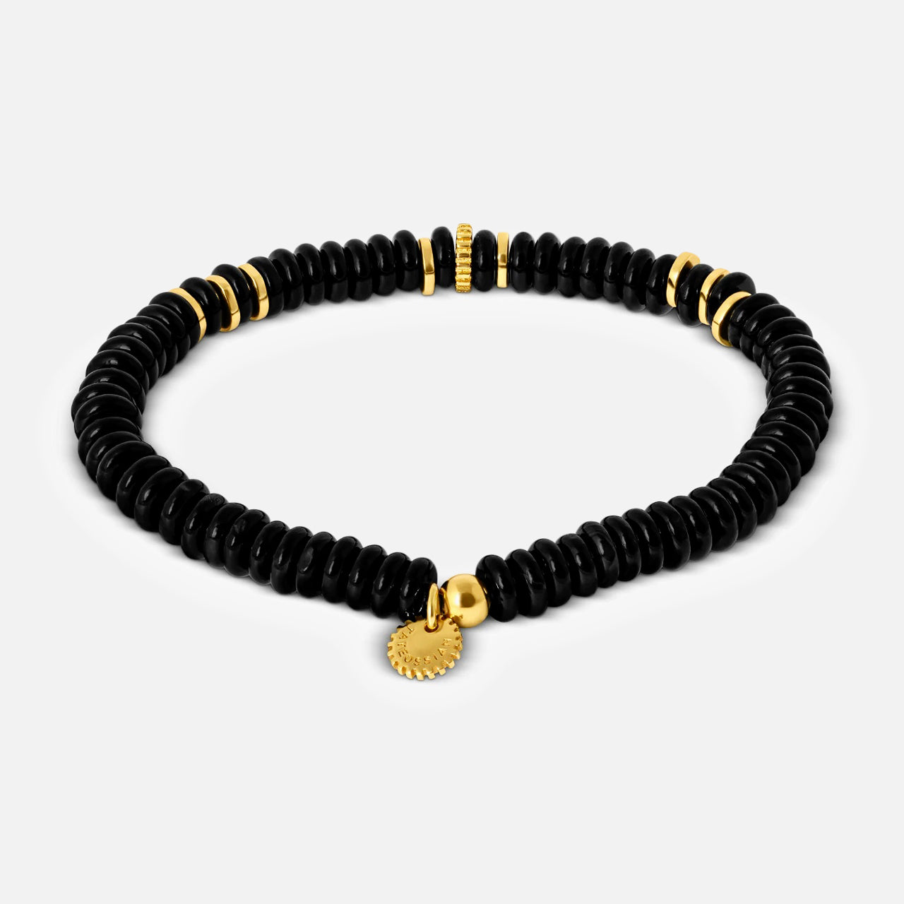Black Agate Bracelet (14657513161067)