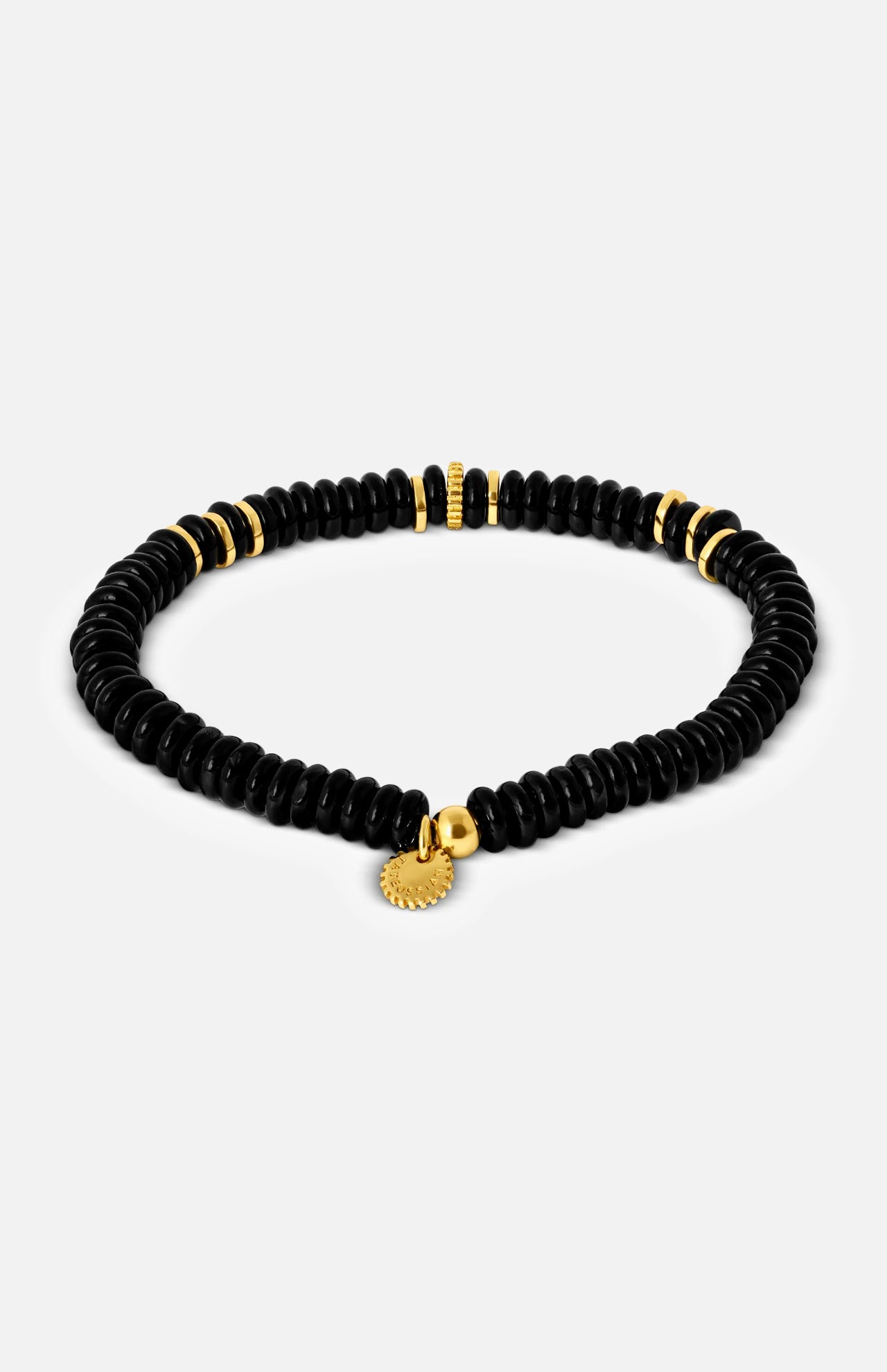 Black Agate Bracelet (14657513161067)