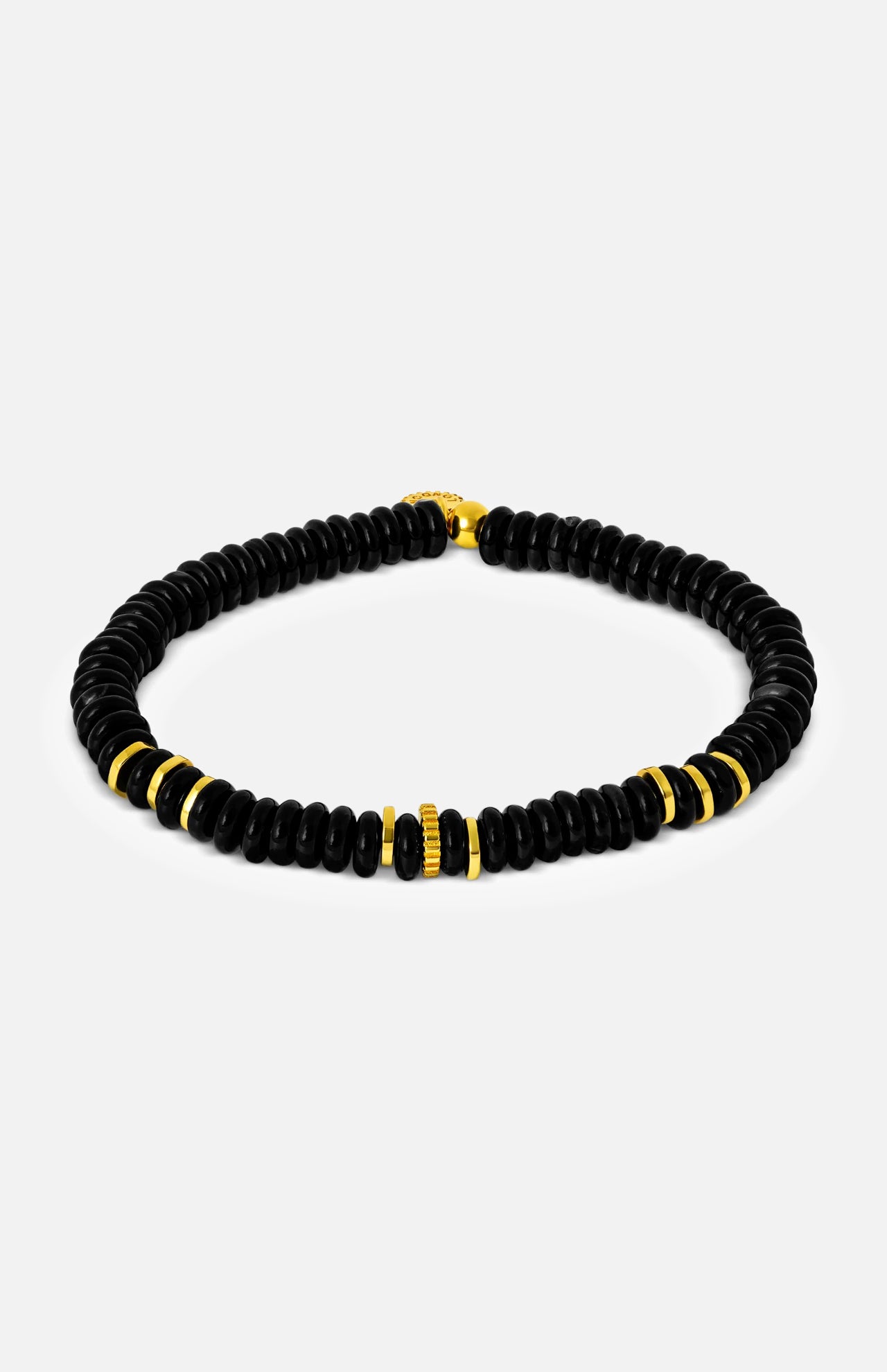 Black Agate Bracelet (14657513161067)