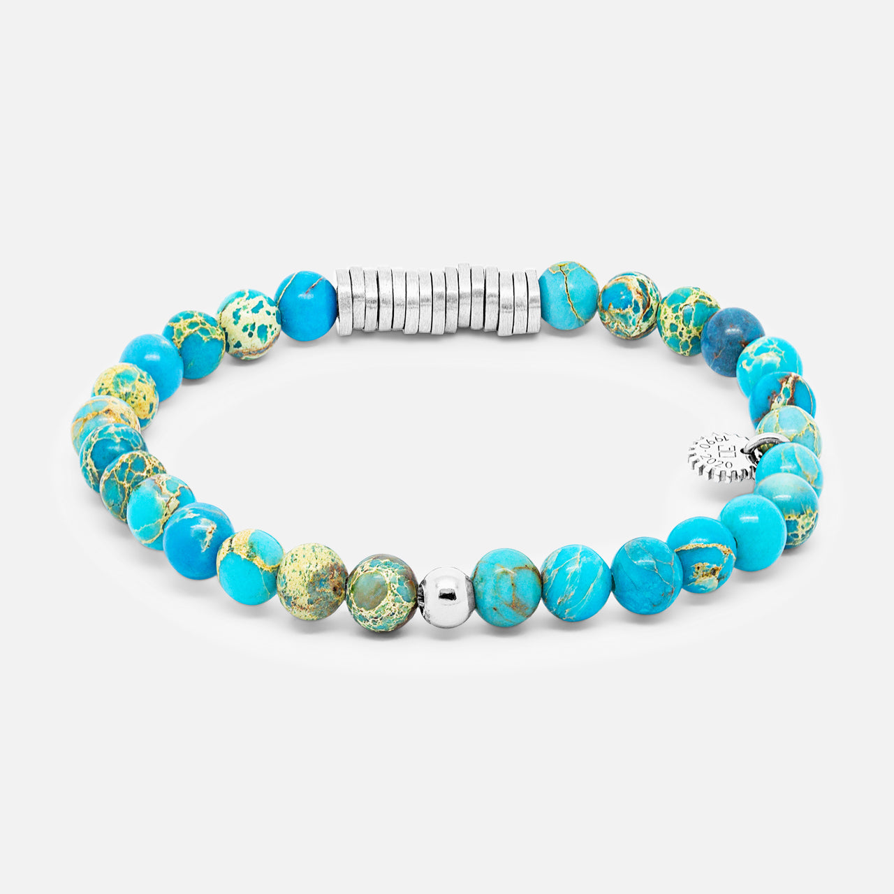 Classic Discs Beaded Bracelet (7349622669427)