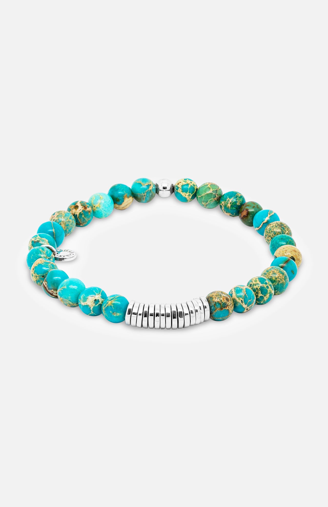 Classic Discs Beaded Bracelet (7349622669427)