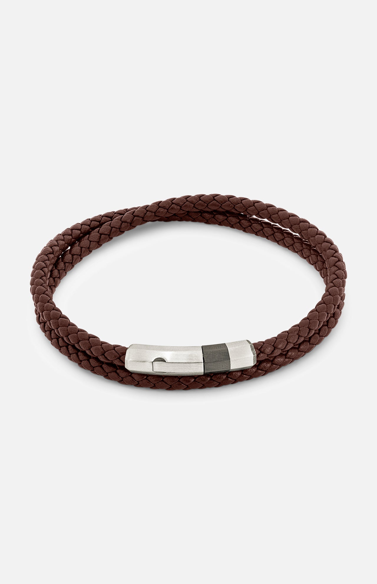 Octagon Click Pelle Bracelet (7162963099763)