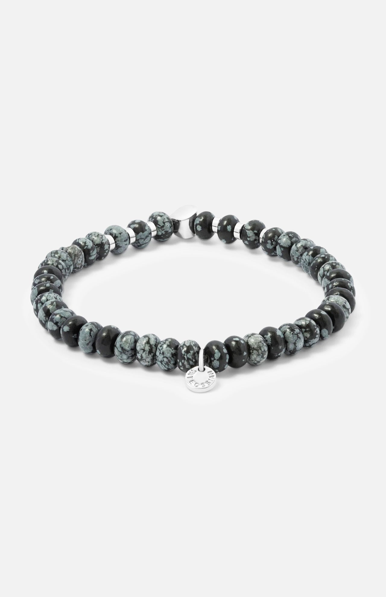 Snowflake Obsidian Bracelet (14657512866155)