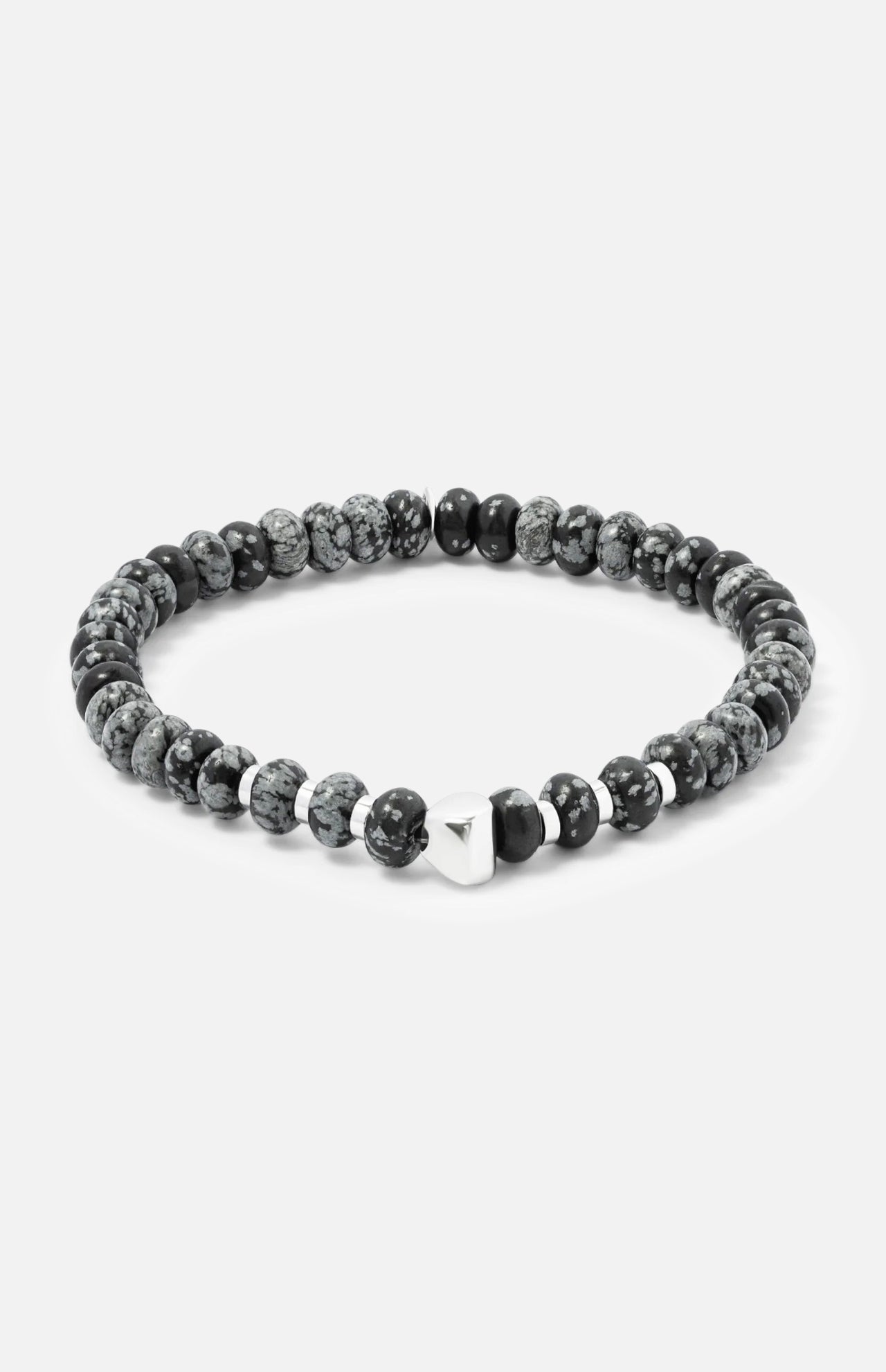 Snowflake Obsidian Bracelet (14657512866155)