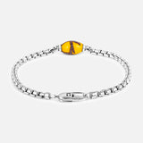 Yellow French Cross Bead Bracelet (14657512669547)