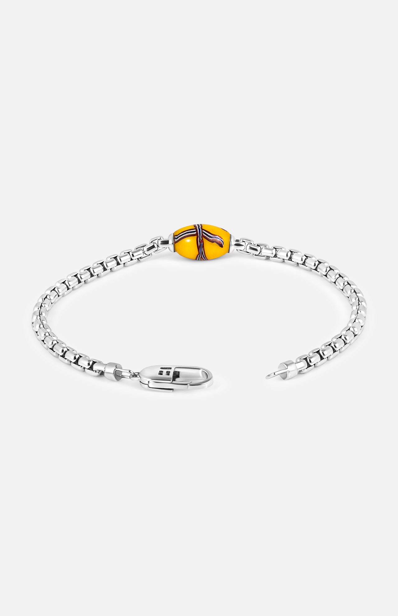 Yellow French Cross Bead Bracelet (14657512669547)