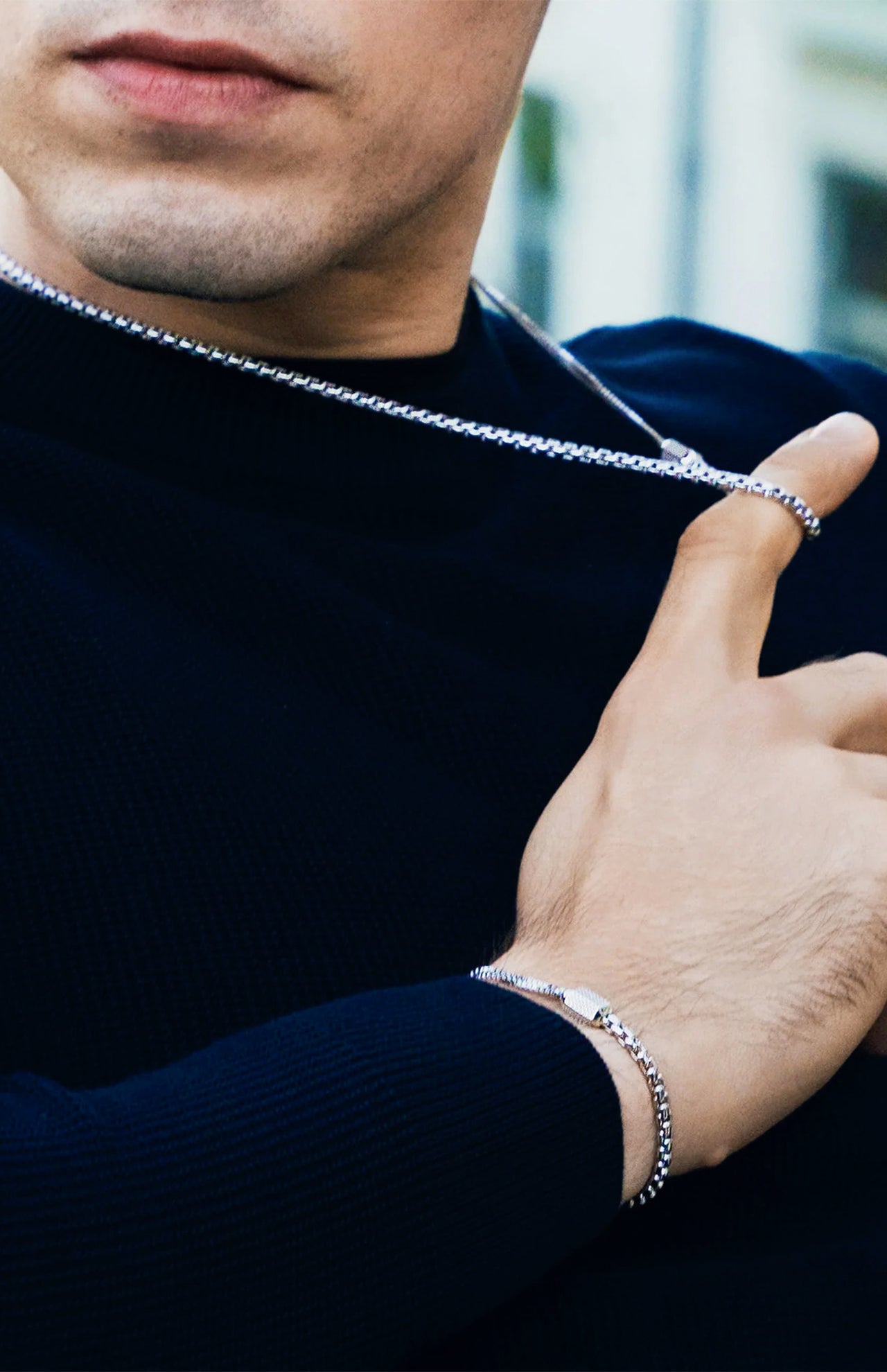 Mixed Box Chain Bracelet (14657513128299)