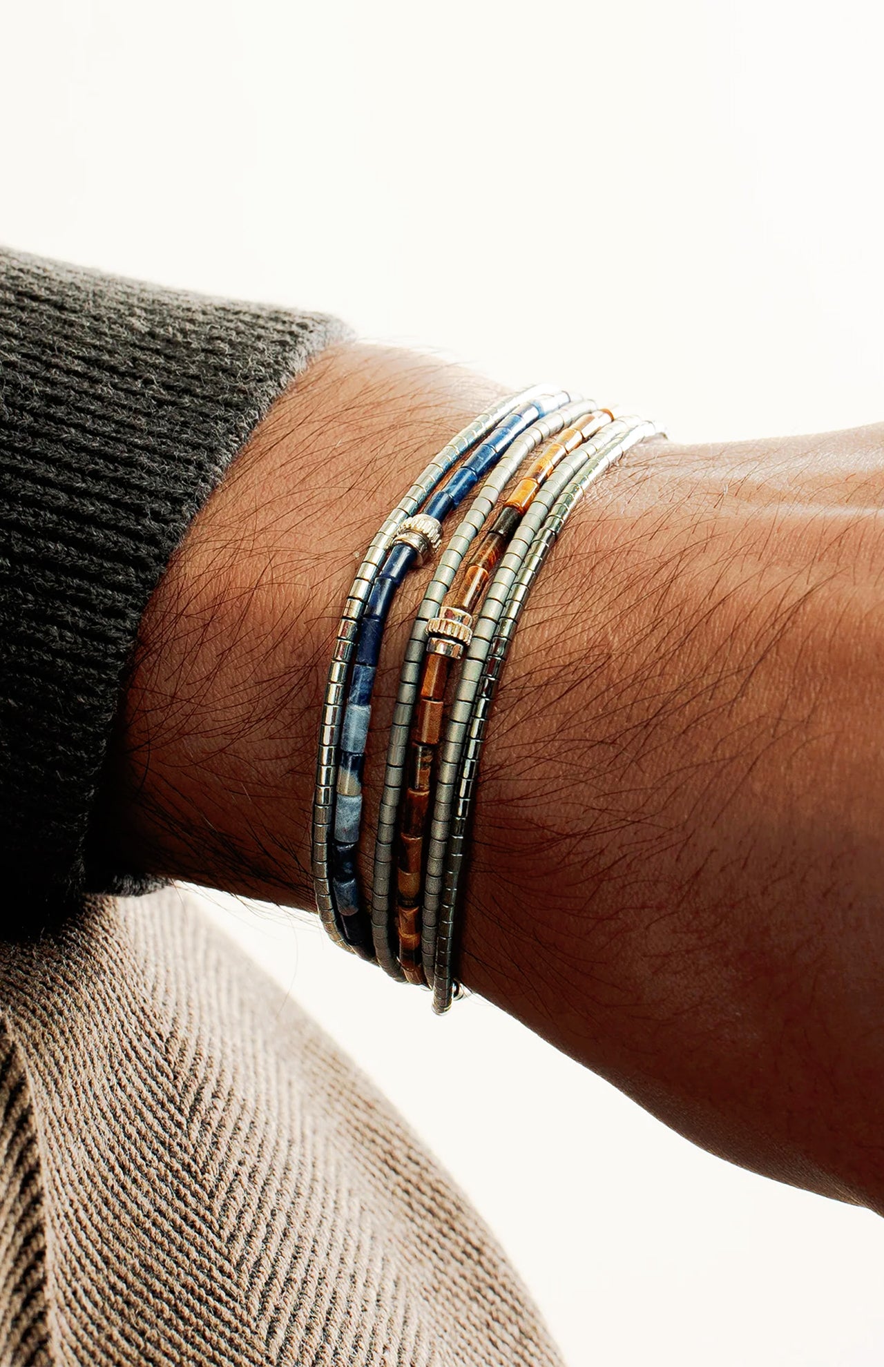 Navajo Triple Wrap Beaded Bracelet (14657513095531)