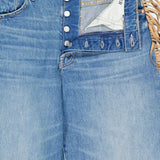 The Fringe Half-Pipe Button Sneak Jean