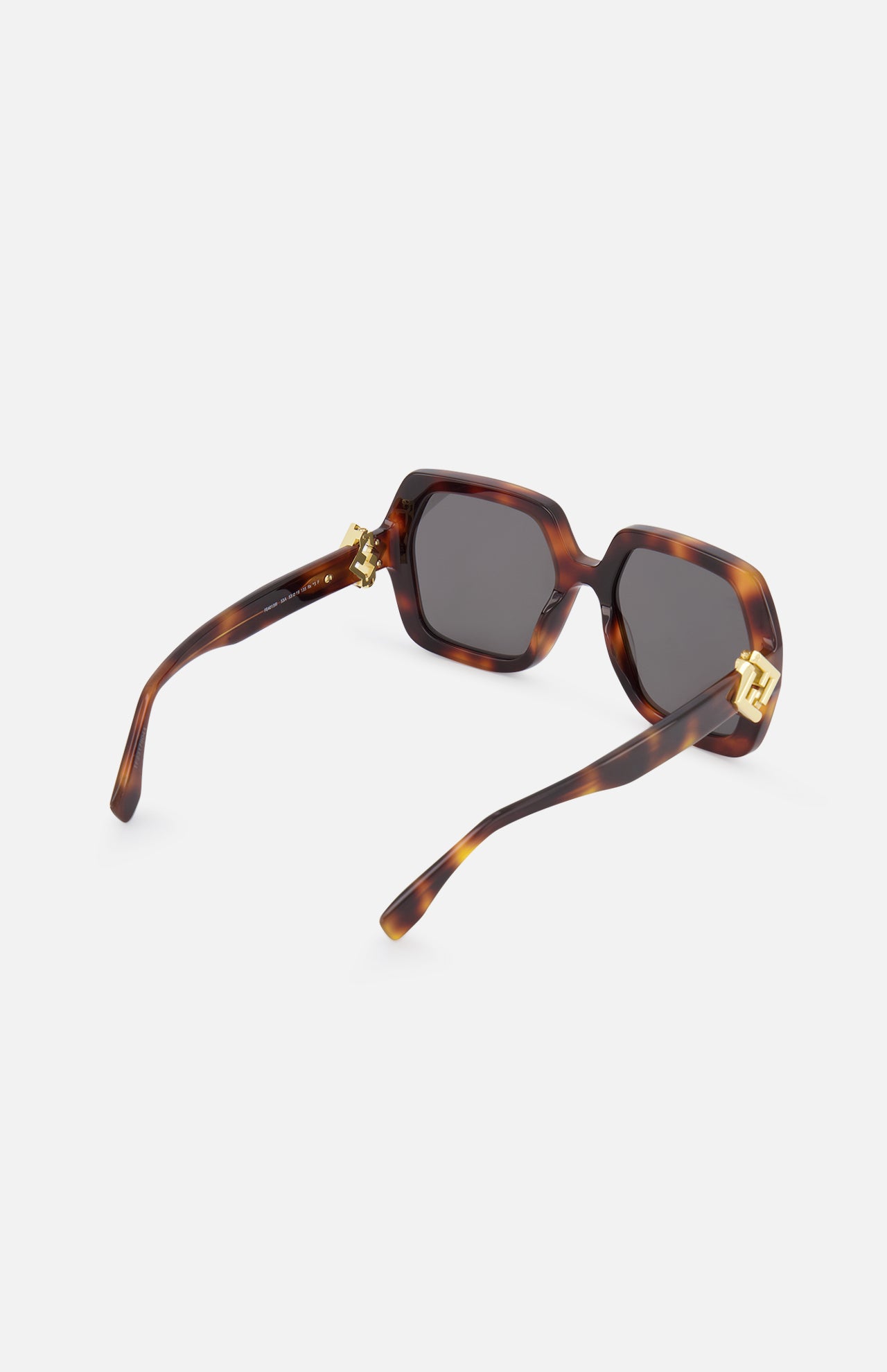 Fendi Women's Oversized Tortoiseshell Brown Sunglasses