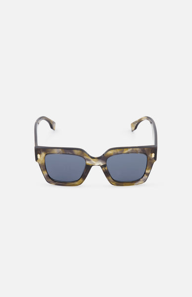 Women's Square Oversized Marble Inspired Sunglasses | A.K.