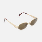 Celine Oval Gold Sunglasses (14687114723691)