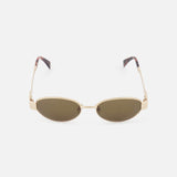 Celine Oval Gold Sunglasses (14687114723691)