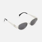 Celine Oval Silver Sunglasses (14687114690923)