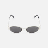 Celine Oval Silver Sunglasses (14687114690923)