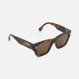 Fendi Logo Print Brown Sunglasses (14687114953067)