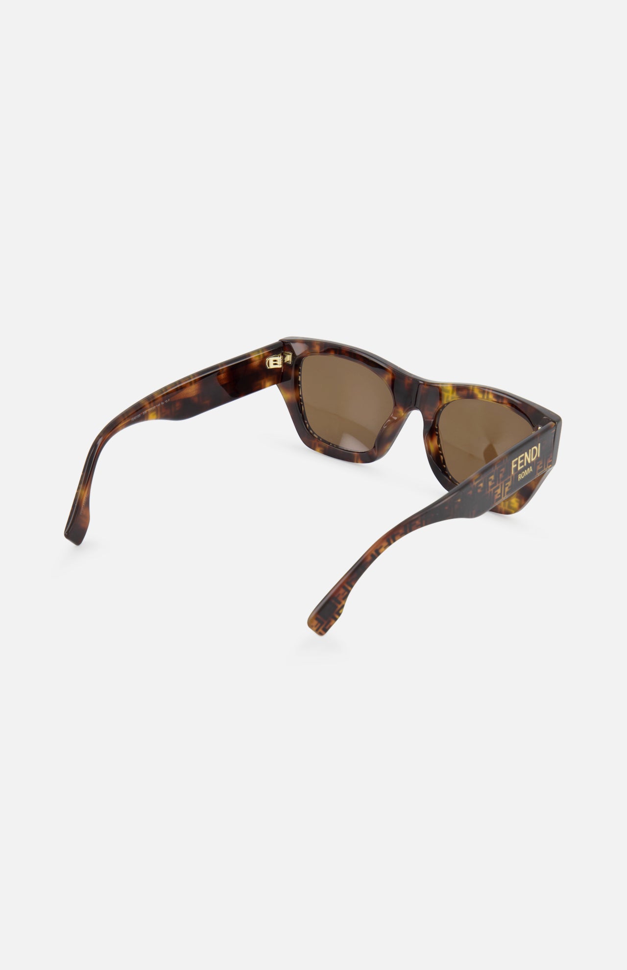 Fendi Logo Print Brown Sunglasses (14687114953067)
