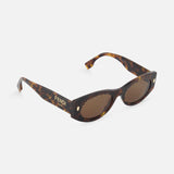 Fendi Oval Logo Brown Sunglasses (14687115018603)