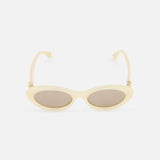 Fendi Oval Beige Sunglasses (14687115182443)