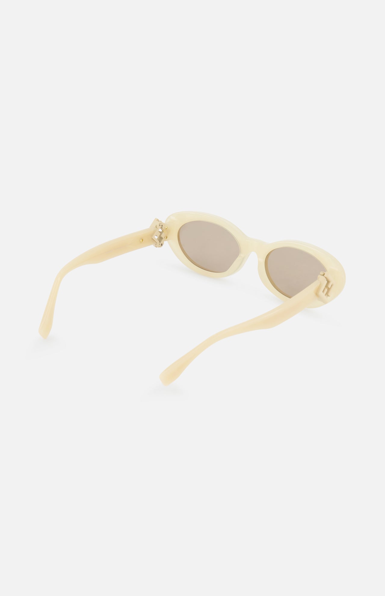 Fendi Oval Beige Sunglasses (14687115182443)