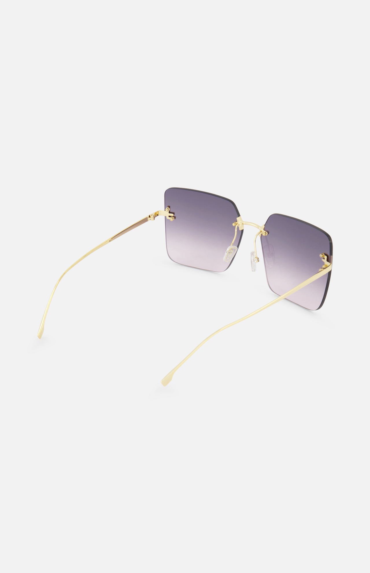 Fendi Square Gold Sunglasses (14687115247979)