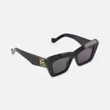 Loewe Cat Eye Beveled Black Sunglasses (14687115280747)