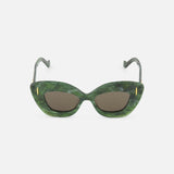 Loewe Cat Eye Green Sunglasses (14687115379051)
