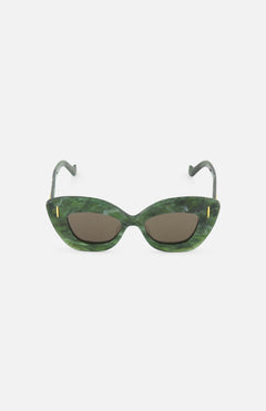 Loewe Cat Eye Green Sunglasses (14687115379051)