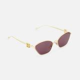 Loewe Cat Eye Gold Sunglasses (14687115346283)