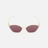 Loewe Cat Eye Gold Sunglasses (14687115346283)