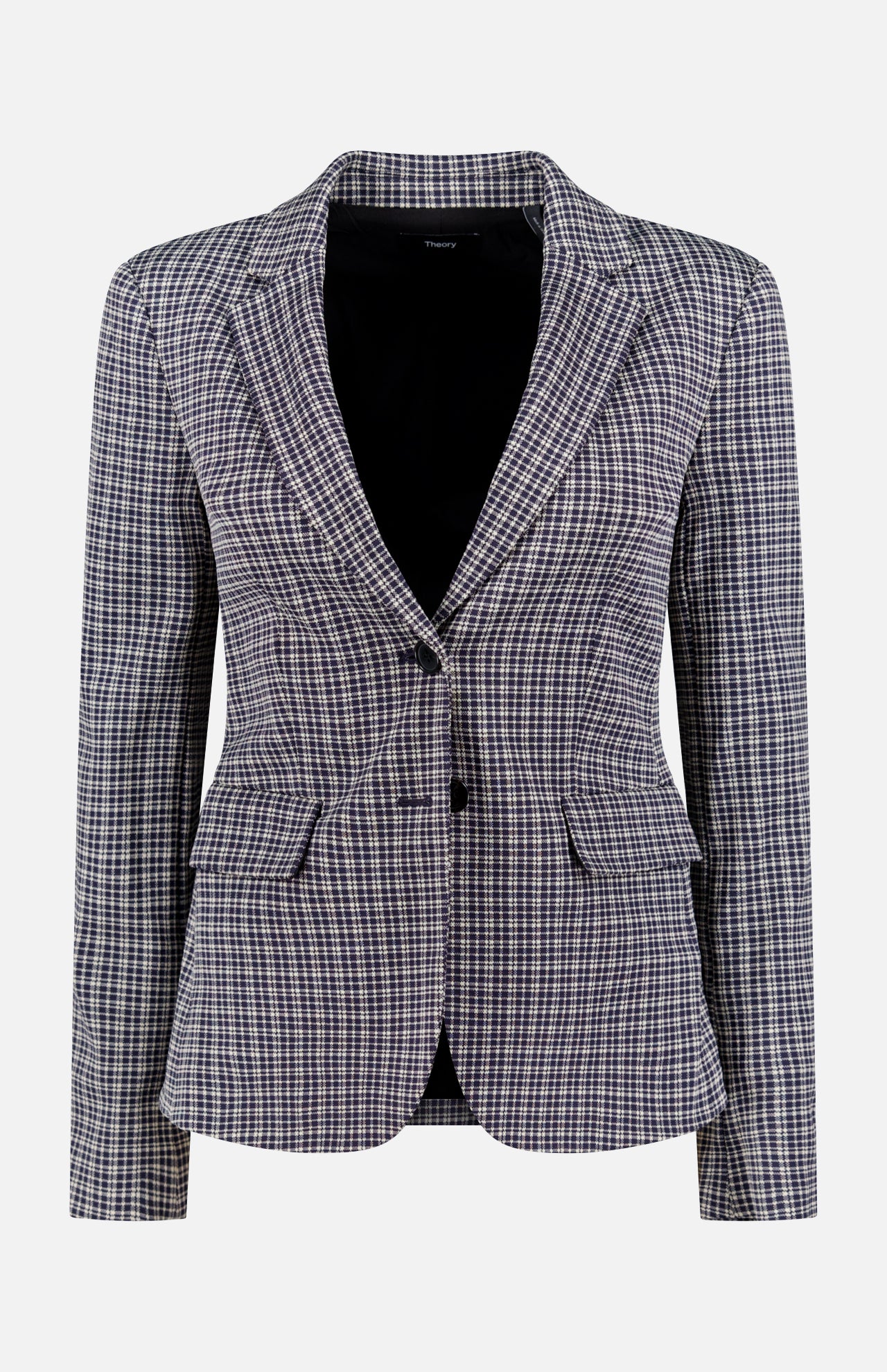 Carissa Slim Fit Knit Plaid Blazer (14702069121387)