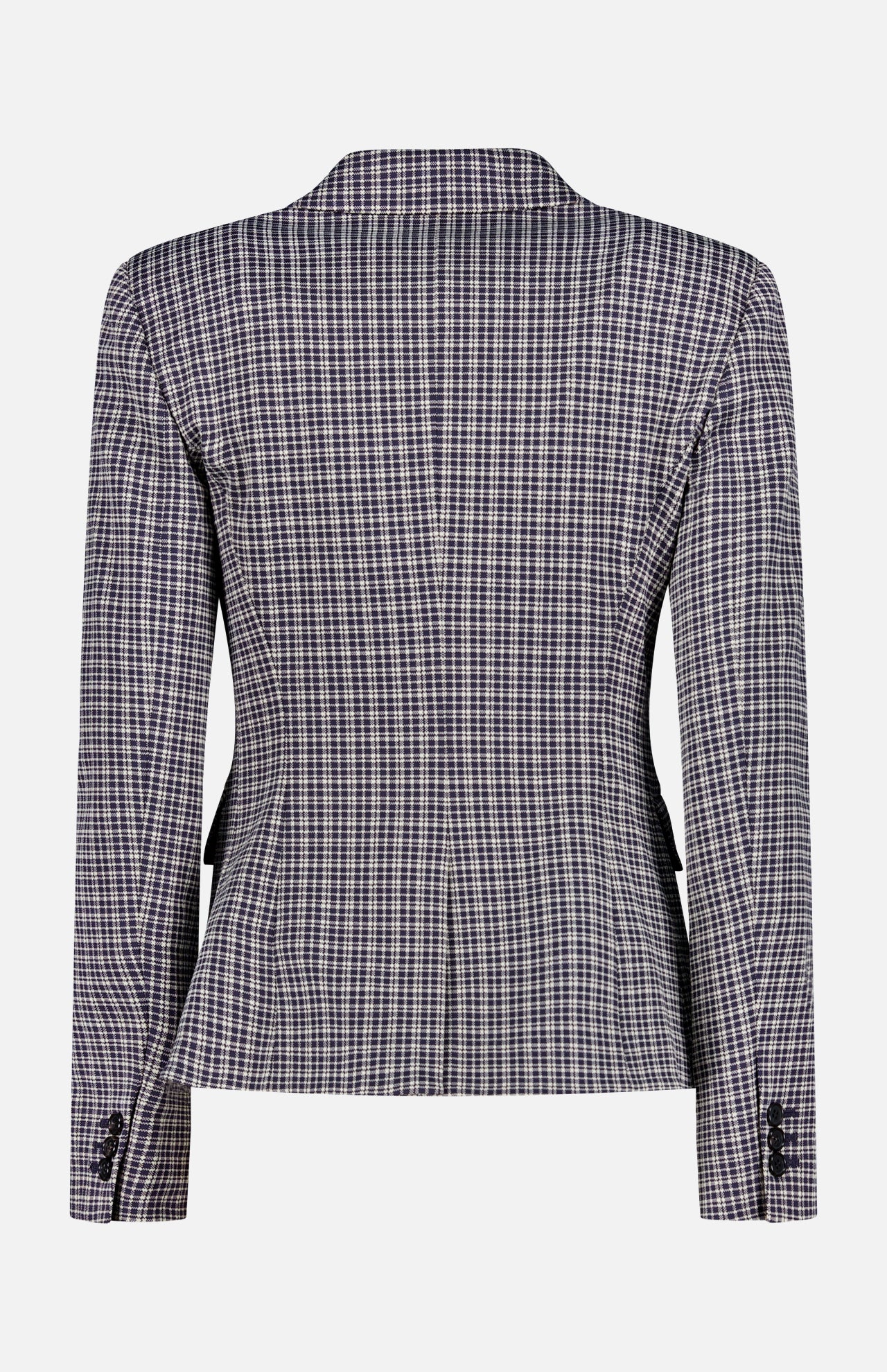 Carissa Slim Fit Knit Plaid Blazer (14702069121387)