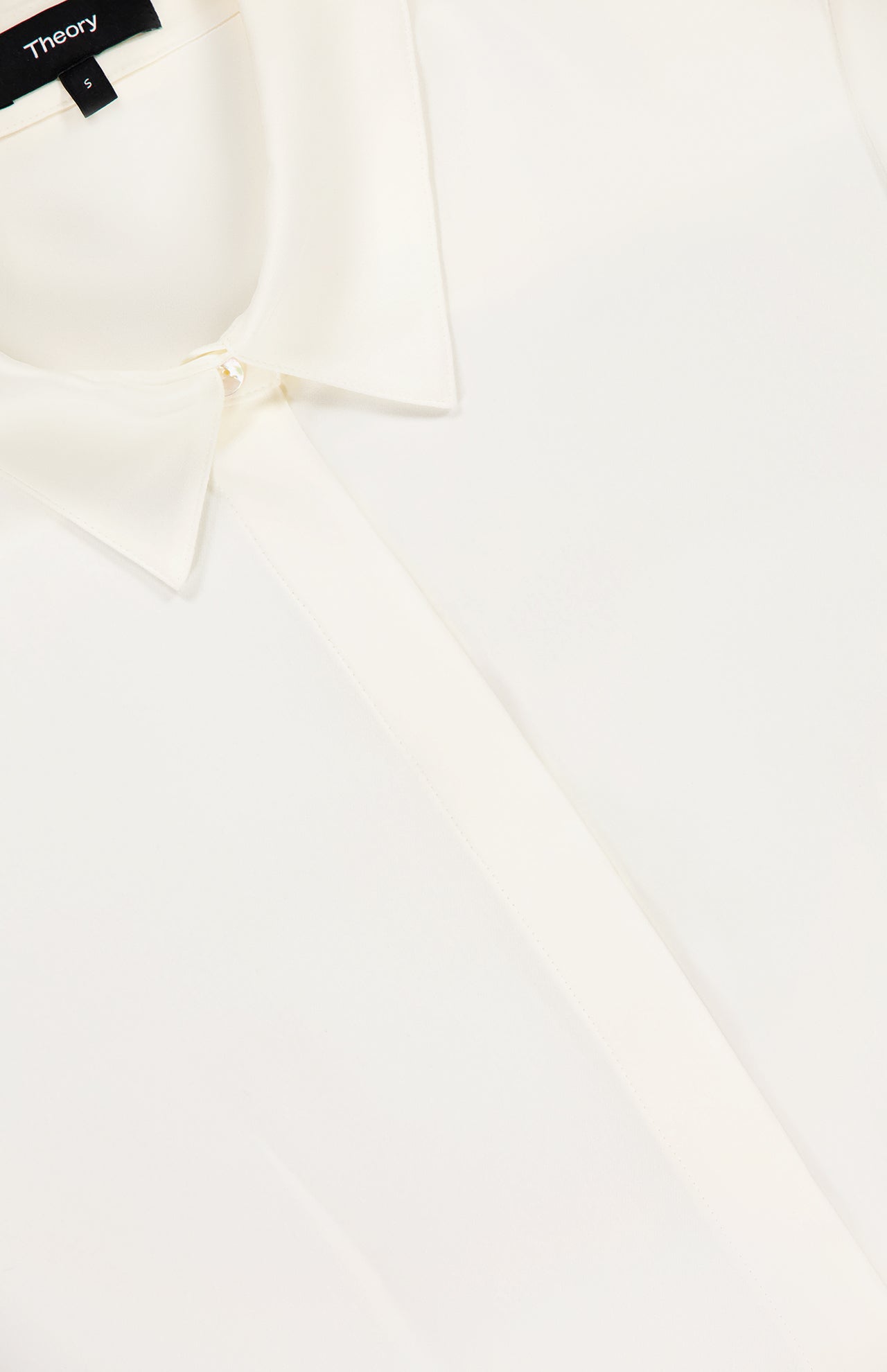 Classic Fitted Shirt in Silk Georgette (14693717442923)