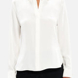 Classic Fitted Shirt in Silk Georgette (14693717442923)