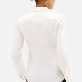 Classic Fitted Shirt in Silk Georgette (14693717442923)