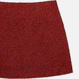 Clean Tweed Mini Skirt