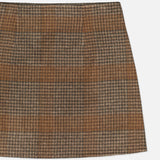 Clean Plaid Mini Skirt
