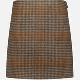 Clean Plaid Mini Skirt