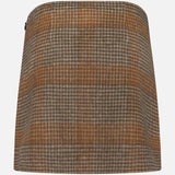 Clean Plaid Mini Skirt