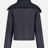 Cozy Wide Wing Collar Jacket