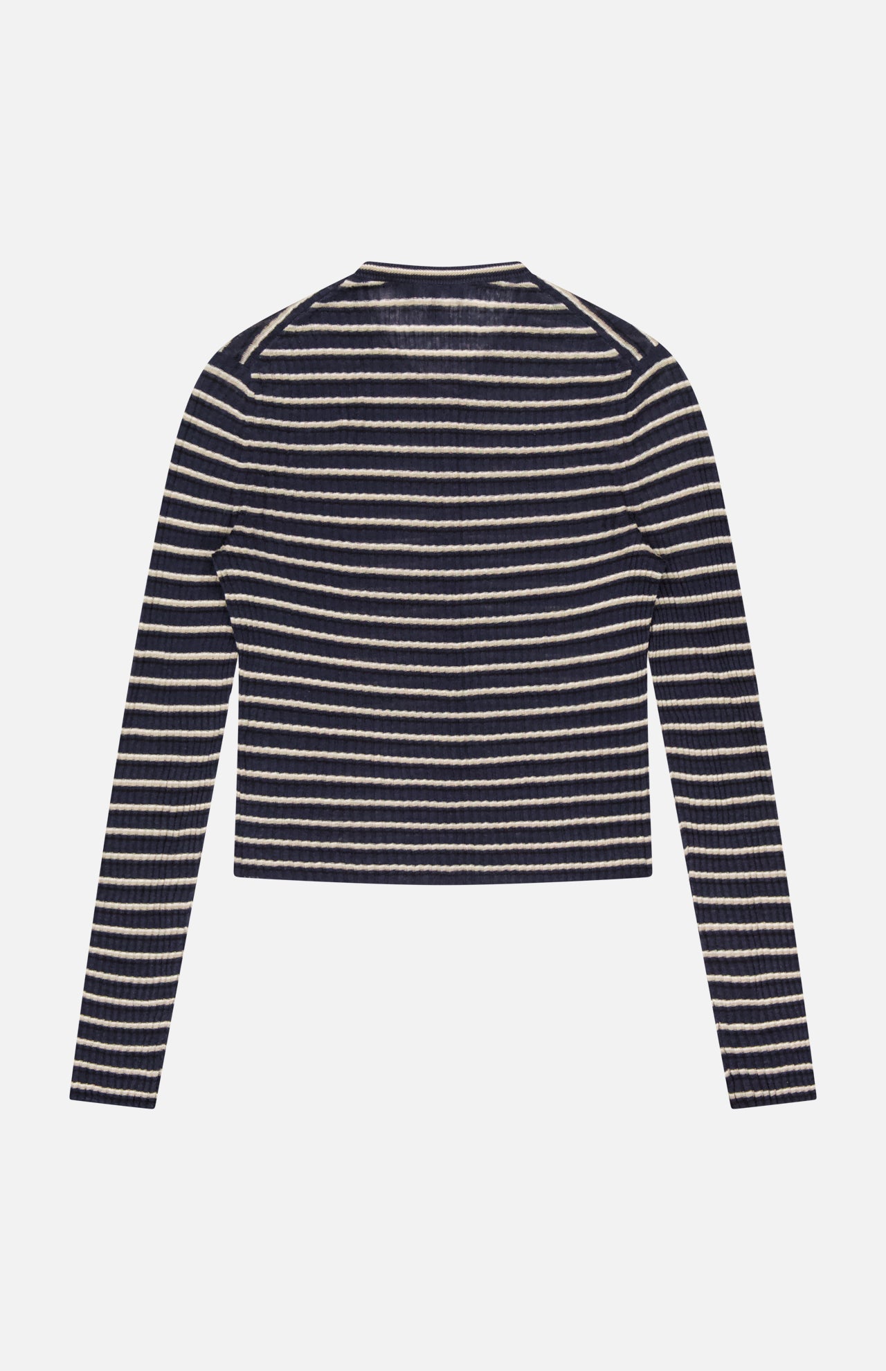 Cropped Striped Cardigan (14649463734635)