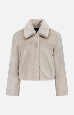 THEORYCropped Faux Fur CoatA.K. Rikk's